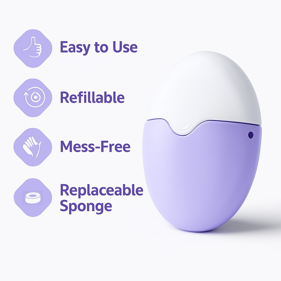 SunRoll™- Refillable Roll-On Sunscreen Applicator