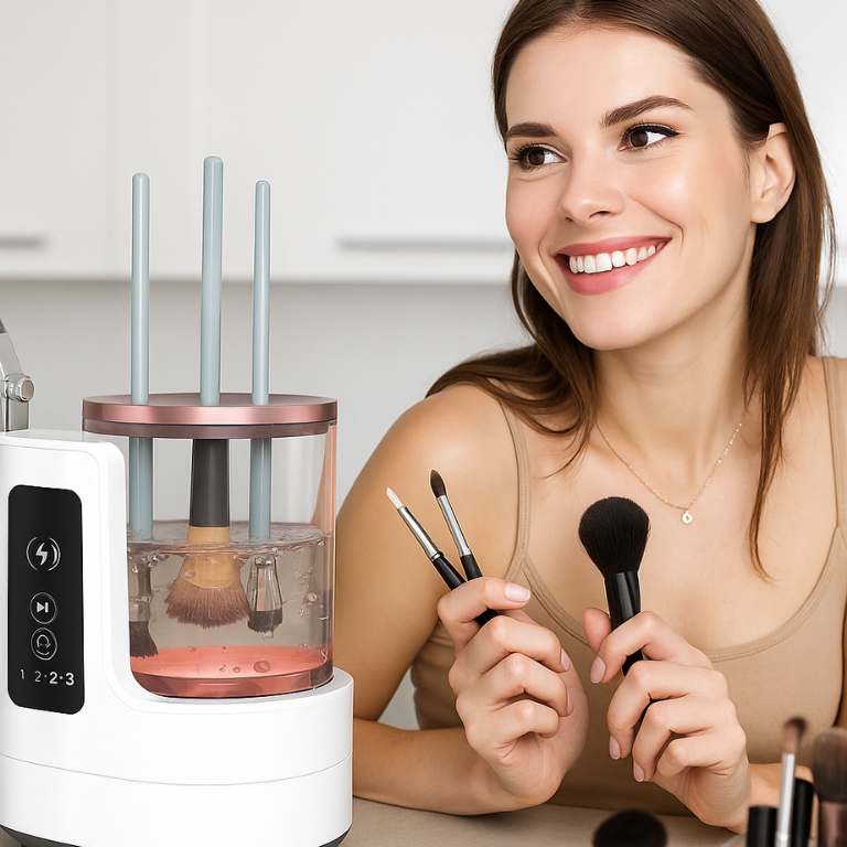 LuxeSpin™ Makeup Brush Cleaner