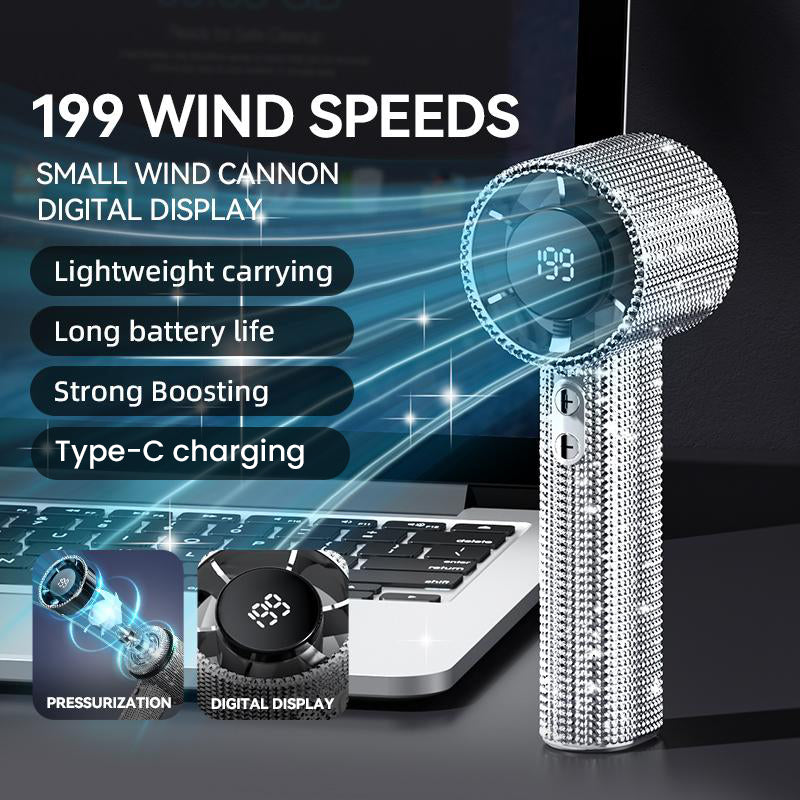 Glam Breeze Handheld Fan