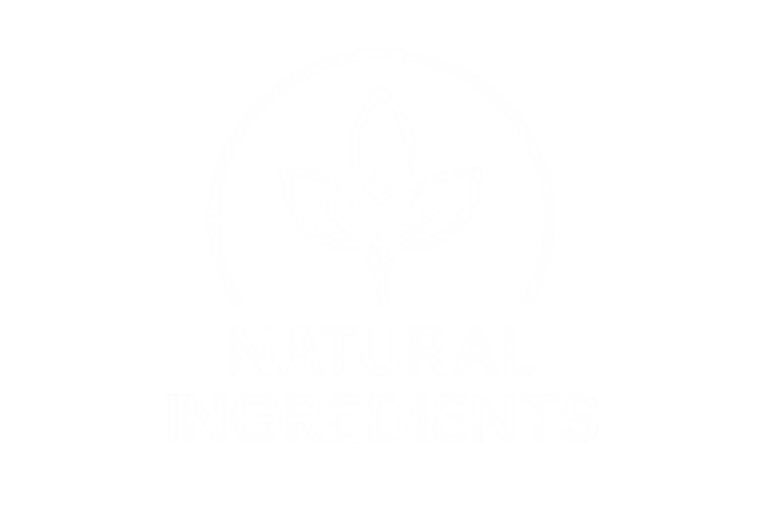 Faça apenas o icone branco para NATURAL INGREDIENTS