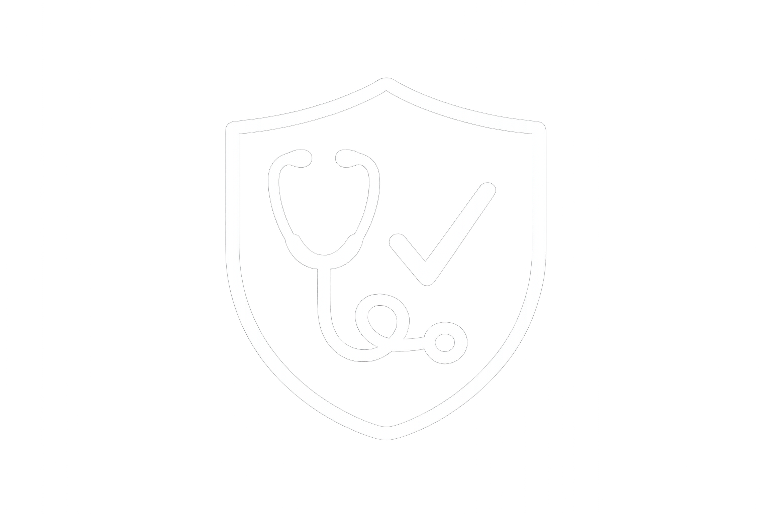 Faça apenas o icone para dermatologicamente testado mas sem a escrita icone em branco