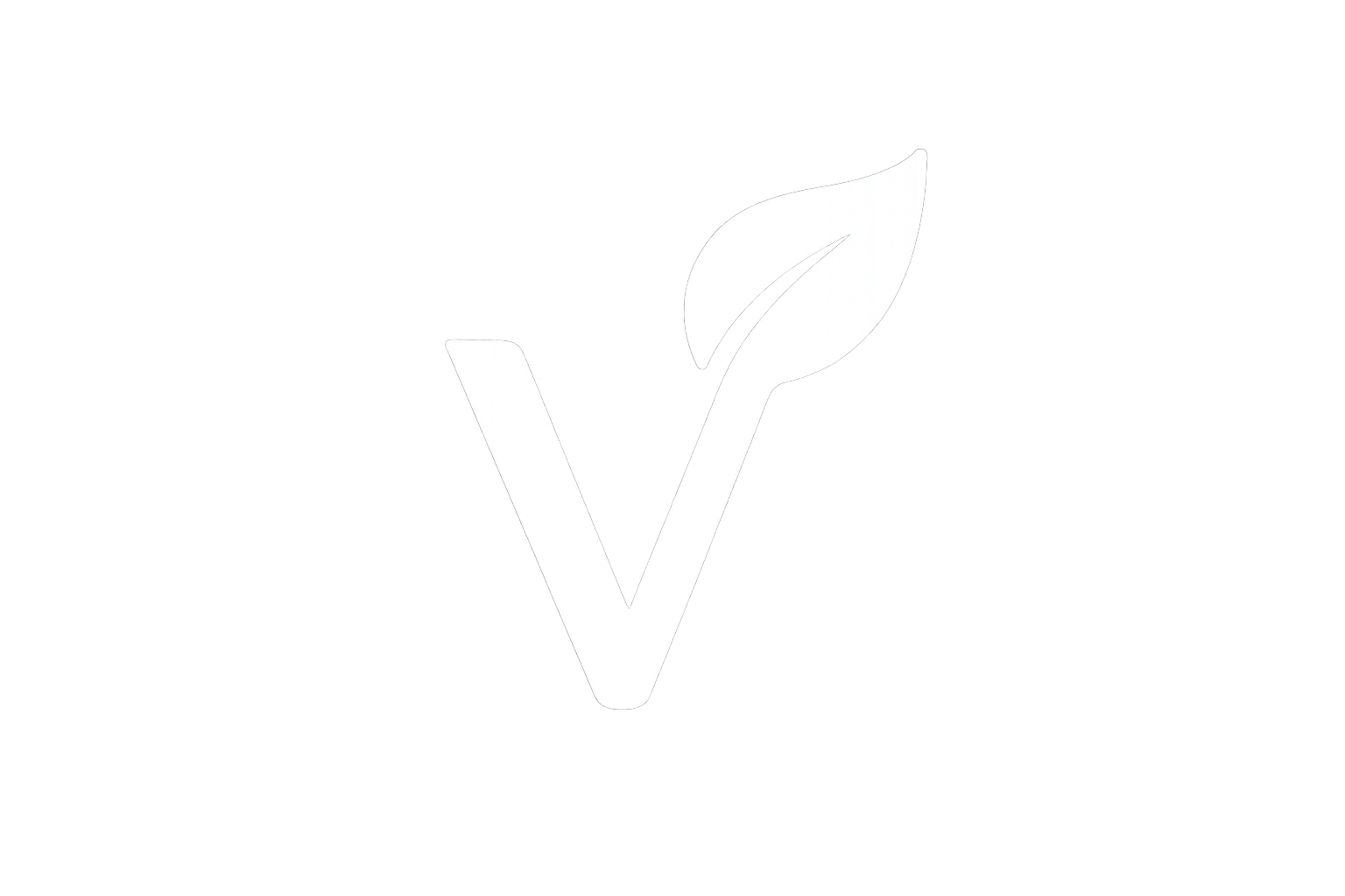 FAÇA UM ICONE BRANCO, APENAS O ICONE PARA VEGAN