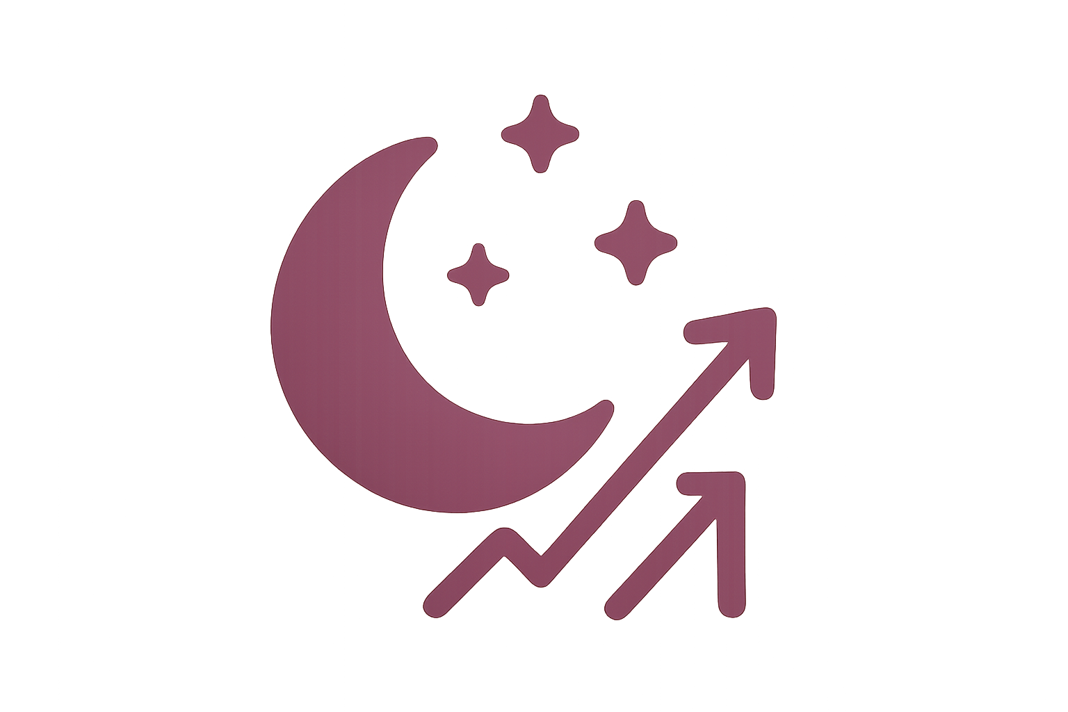 
Faça um icone rosa escuro ( apenas icone sem escrita) para essa frase: overnight results